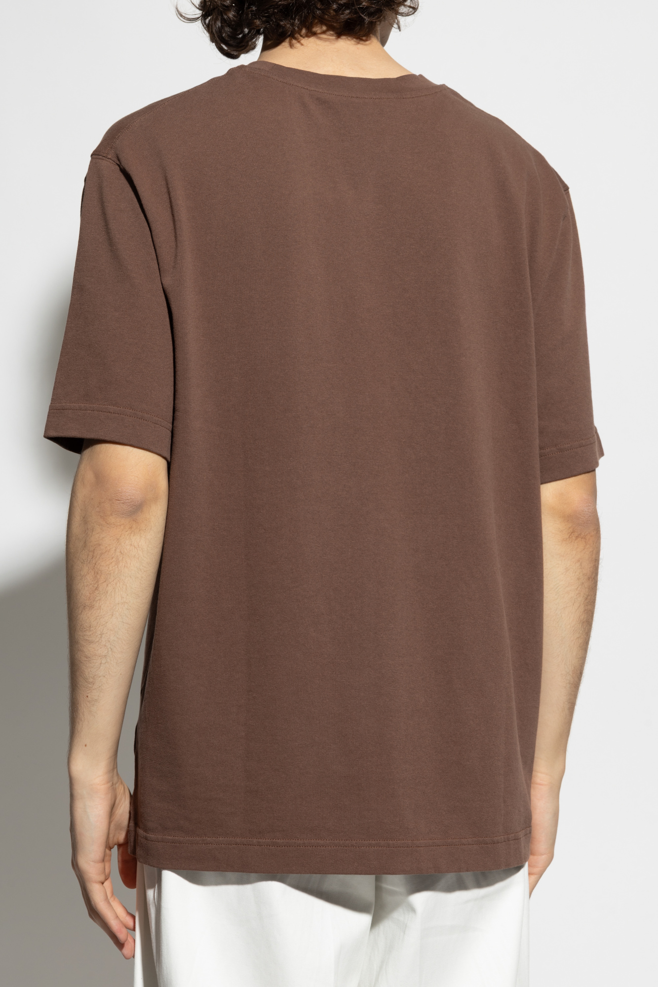 Brown T-shirt with logo Jacquemus - Vitkac AS